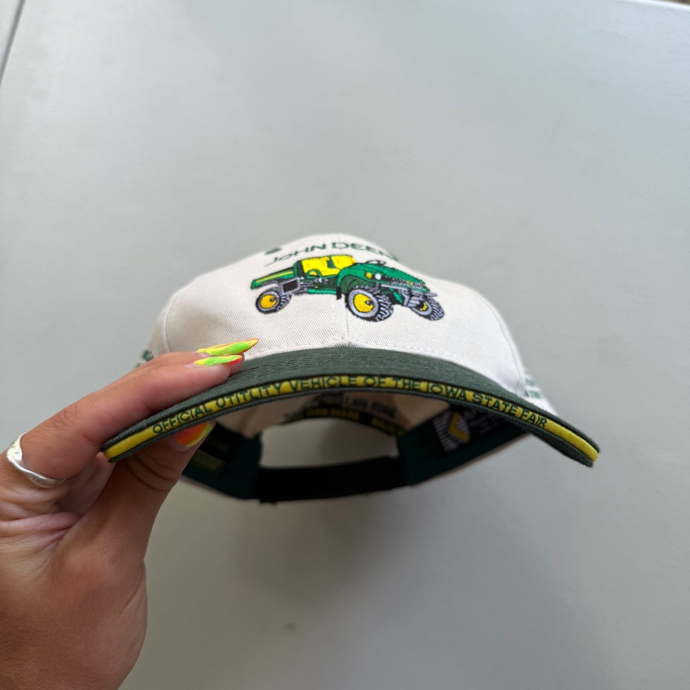 John Deere 2005 Collector Serie Hat Iowa State Fair Green White K-Products Gator - Picture 11 of 14